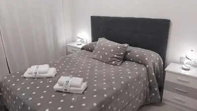 Cama o camas de una habitación en Sunny Valley - Vera Valle del Este