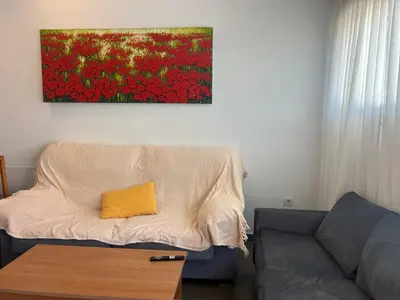 Zona de estar de Candela 53 Dúplex con terraza y piscina