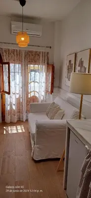 Cama o camas de una habitación en La Casita de Las Eras