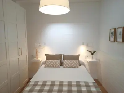 Cama o camas de una habitación en La Casita de Las Eras