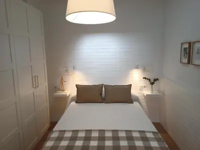 Cama o camas de una habitación en La Casita de Las Eras
