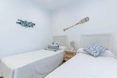 Cama o camas de una habitación en Casa Mirador - San José