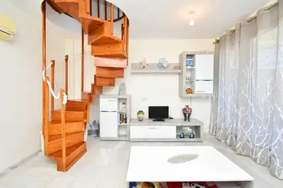 Una cocina o zona de cocina en Expoholidays - MAGNIFICO APARTAMENTO CON VISTAS AL PUERTO