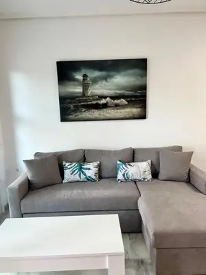 Zona de estar de Apartamento en primera linea de playa