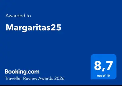Certificado, premio, señal o documento que está expuesto en Margaritas25