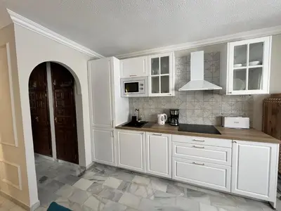 Una cocina o zona de cocina en El Rincon Vera Costa