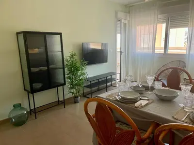 Una televisión o centro de entretenimiento en Cabo de gata