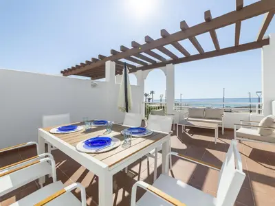 Un balcón o terraza de Apartment Mojacar Breeze - Seaview by Interhome
