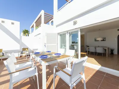 Un balcón o terraza de Apartment Mojacar Breeze - Seaview by Interhome