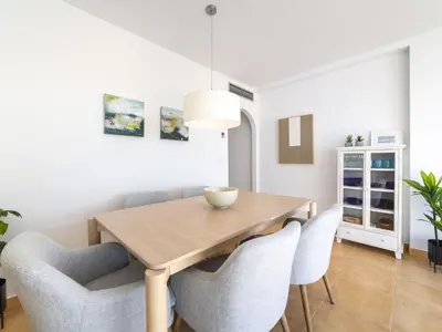 Zona de estar de Apartment Mojacar Breeze - Seaview by Interhome