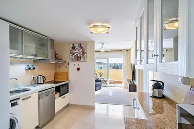 Una cocina o zona de cocina en Paraíso Villa Romana Residencial