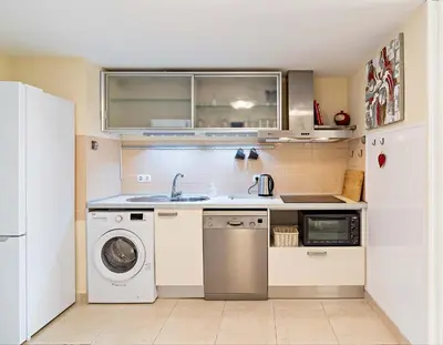 Una cocina o zona de cocina en Paraíso Villa Romana Residencial