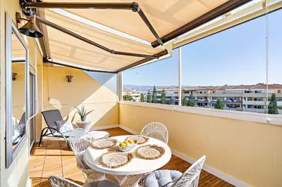 Un balcón o terraza de Paraíso Villa Romana Residencial