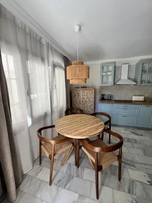 Una cocina o zona de cocina en Mi Casa Vera Playa -bajo