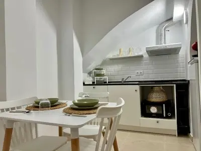 Una cocina o zona de cocina en Bonito y acogedor apartamento en Tíjola
