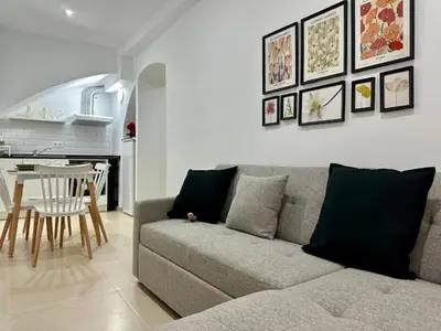 Zona de estar de Bonito y acogedor apartamento en Tíjola