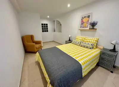 Cama o camas de una habitación en Bonito y acogedor apartamento en Tíjola