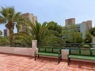 Un balcón o terraza de Géminis 504 Suite con terraza y vistas al mar