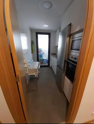 Una cocina o zona de cocina en Apartamento El Ancla