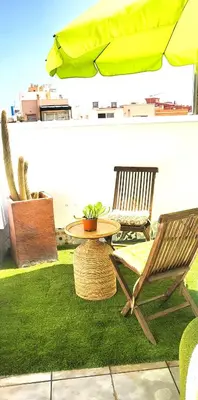 Un balcón o terraza de La Niña Bonita