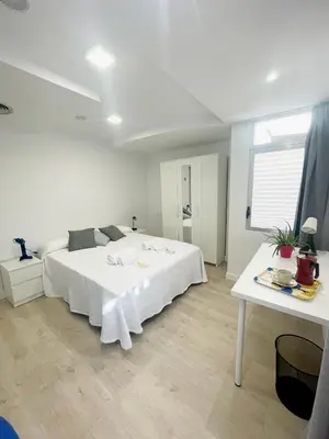 Cama o camas de una habitación en AT Paseo Ficus Centenario