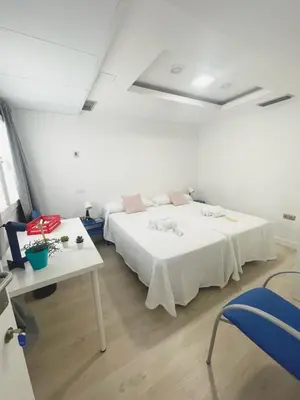 Cama o camas de una habitación en AT Paseo Ficus Centenario