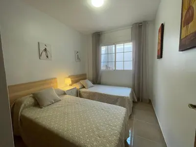 Cama o camas de una habitación en Apartamento Brisa