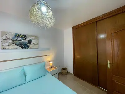 Cama o camas de una habitación en Apartamento Brisa