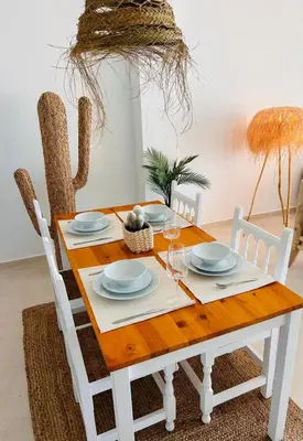 Plano de Beachfront Nudist Apartment in Vera Playa