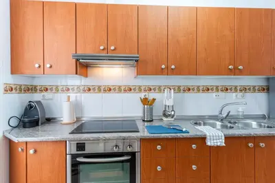 Una cocina o zona de cocina en Apartamento Paquita R&R