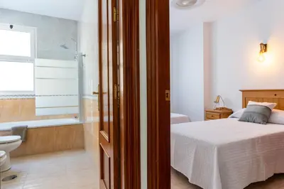 Cama o camas de una habitación en Apartamento Paquita R&R