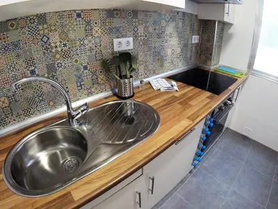 Una cocina o zona de cocina en Apartamento Puerta Purchena Almeria