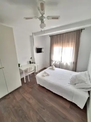 Cama o camas de una habitación en Apartamento Puerta Purchena Almeria