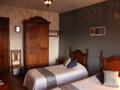 Cama o camas de una habitación en Casa Rural El Paraje de Berchules