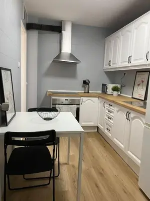 Una cocina o zona de cocina en Apartamento vacacional playa
