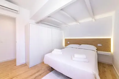 Cama o camas de una habitación en TrendyHomes Palmeral Beach Mojacar