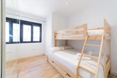 Cama o camas de una habitación en TrendyHomes Palmeral Beach Mojacar