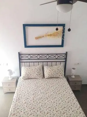 Cama o camas de una habitación en Duplex Precioso con Terraza y Piscina
