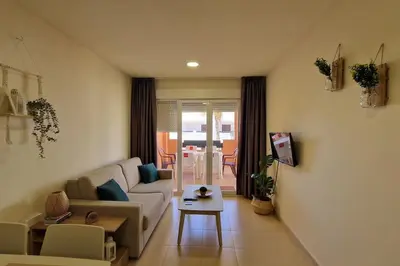 Zona de estar de Apartamento junto al mar
