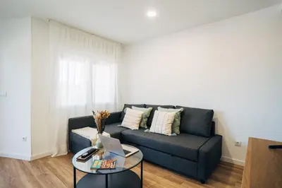 Zona de estar de Almare Suites - Aguadulce Vistas al mar