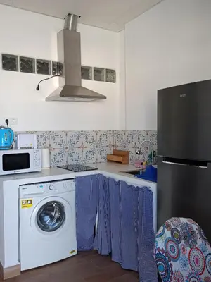 Una cocina o zona de cocina en Encantadora casa-CUEVA en pleno barrio alfarero de Nijar