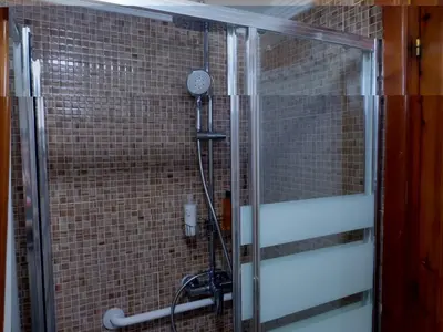 Un baño de Lovely studio at 150 meters from the beach