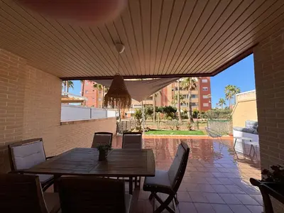 Un balcón o terraza de Apartamento Olimpic Beach