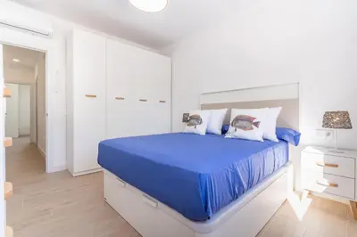 Cama o camas de una habitación en Refugio del Mar 11 - San José