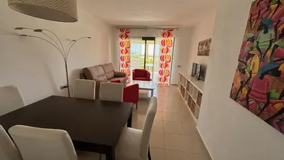 Zona de estar de Precioso piso a 10 min de la playa