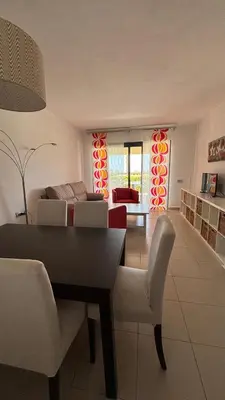 Zona de estar de Precioso piso a 10 min de la playa