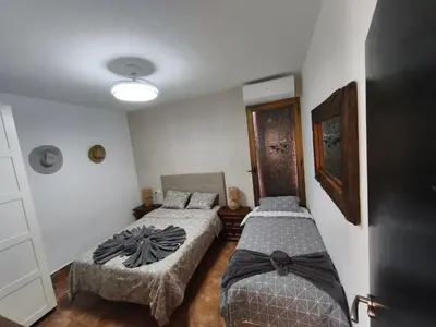 Plano de Apartamento de invitados con piscina