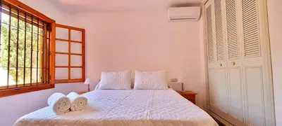 Cama o camas de una habitación en Casa con Piscina Privada - By Aloha Palma