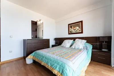 Cama o camas de una habitación en CT 307 AL - Faro's Zapillo Apartment - Almeria