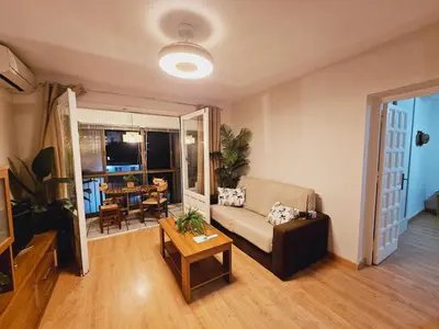 Zona de estar de Apartamento Tropicana Beach